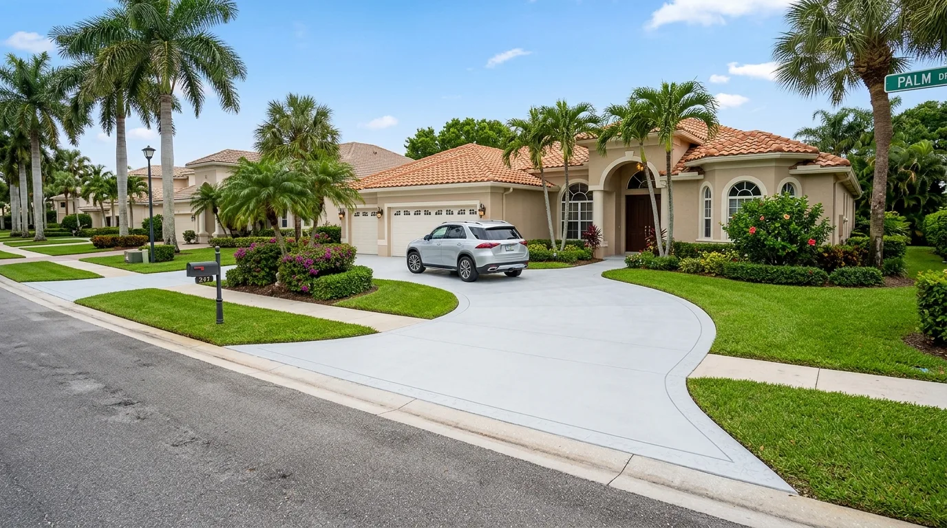 Concrete vs. Asphalt Driveways for Florida Homes