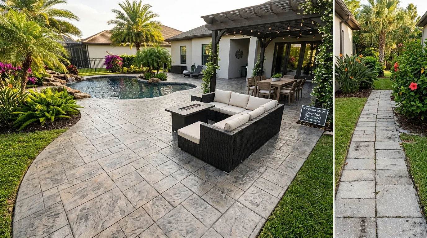Concrete vs. Pavers for Dunedin Driveways: Cost & Durability